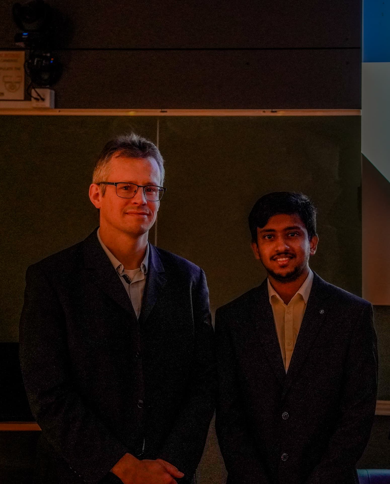 With thesis supervisor after the defence